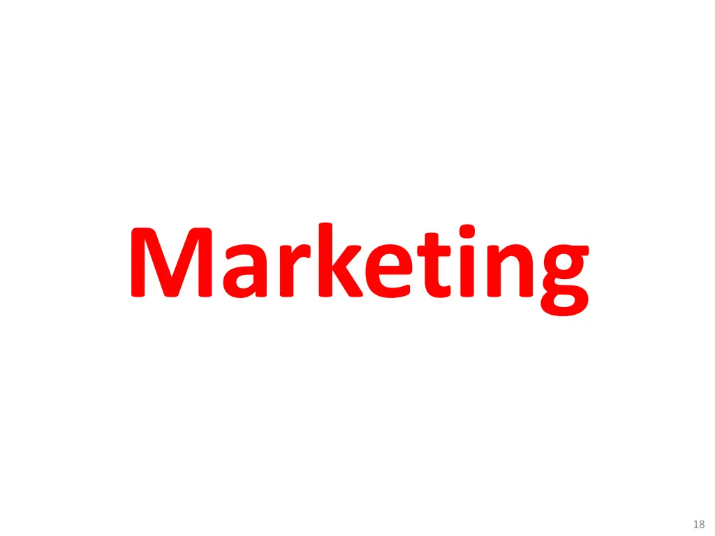 marketing