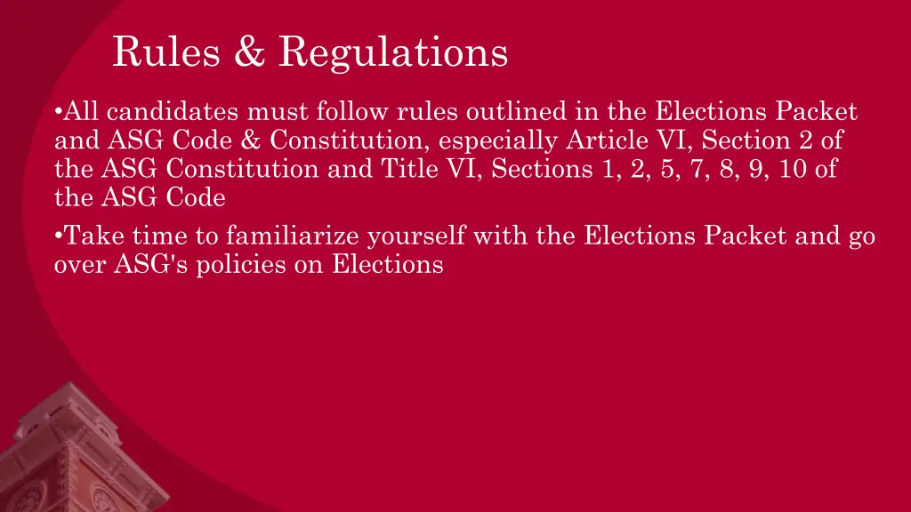 rules regulations