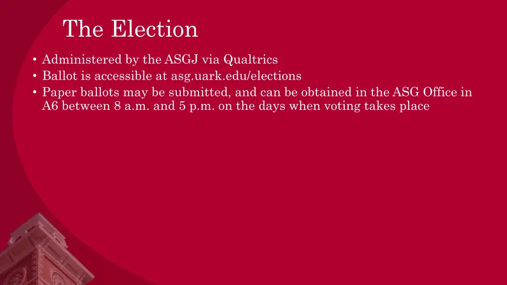 the election