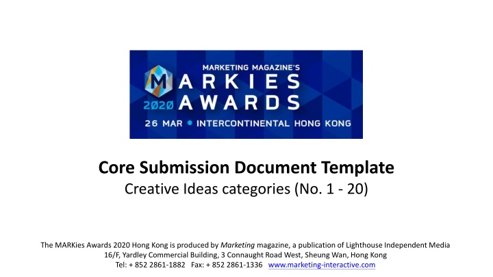 core submission document template creative ideas