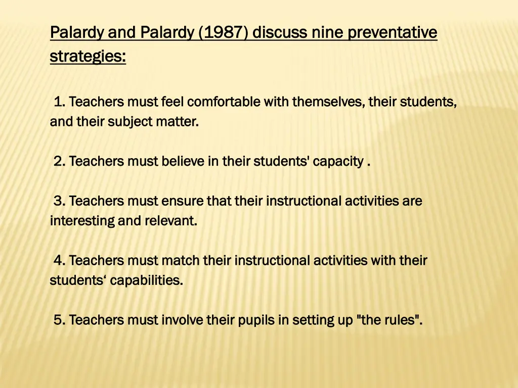 palardy palardy and strategies strategies