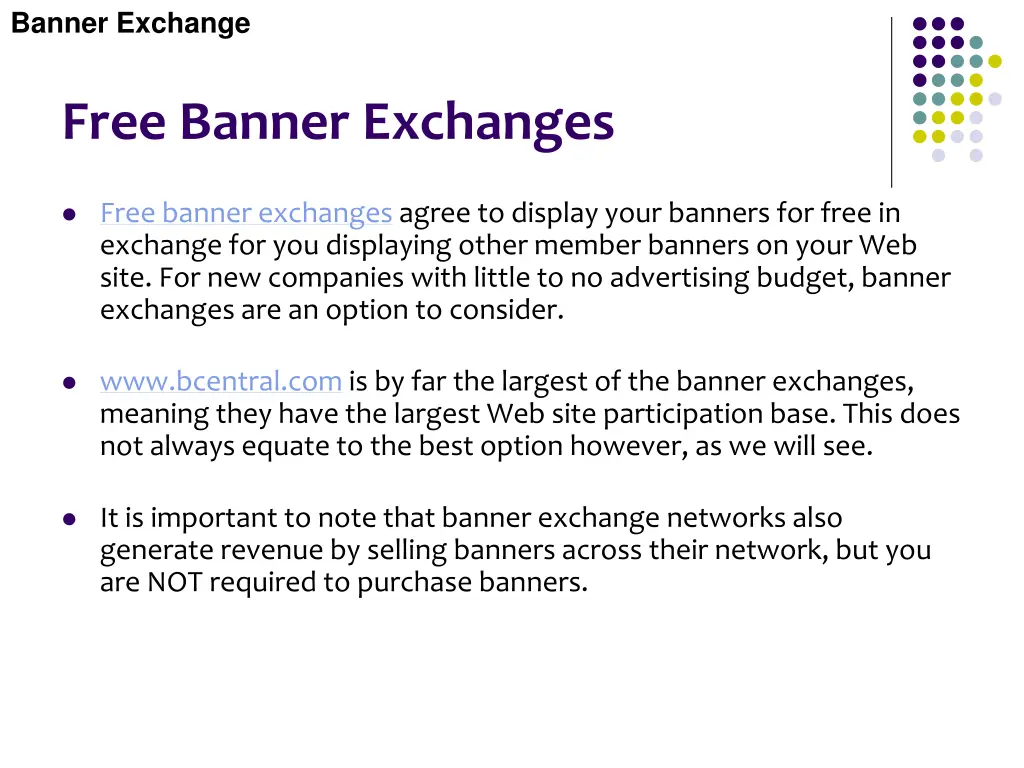 banner exchange 17