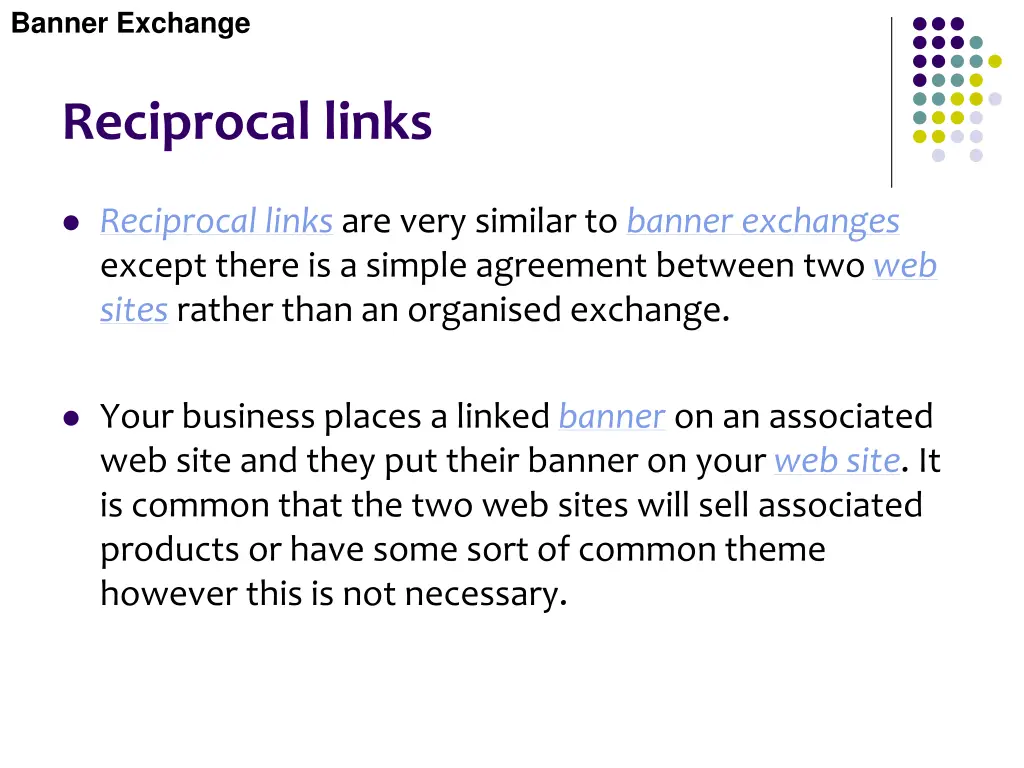 banner exchange 25