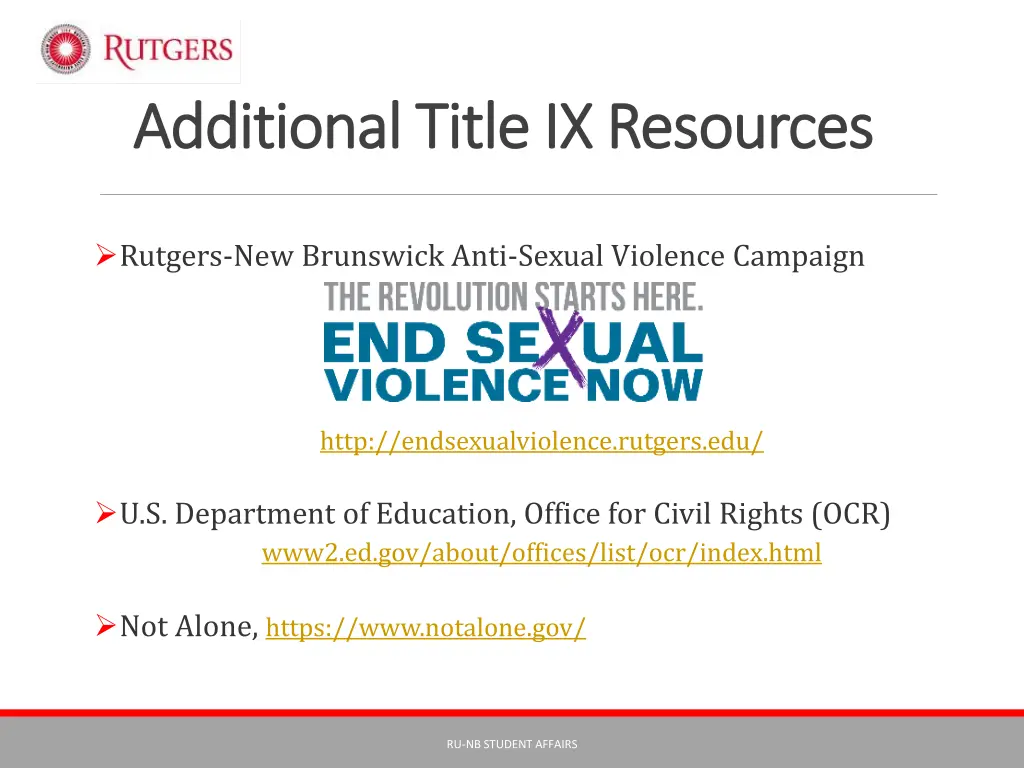 additional title ix resources additional title