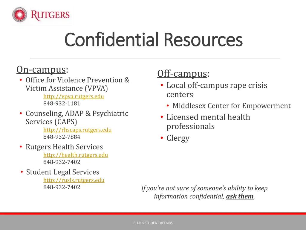 confidential resources confidential resources