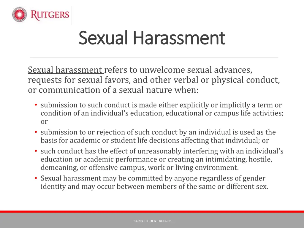 sexual harassment sexual harassment 1