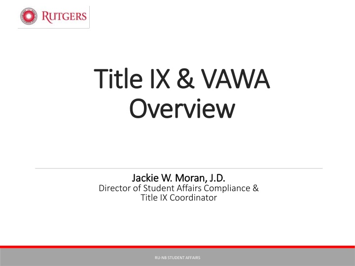 title ix vawa title ix vawa overview overview