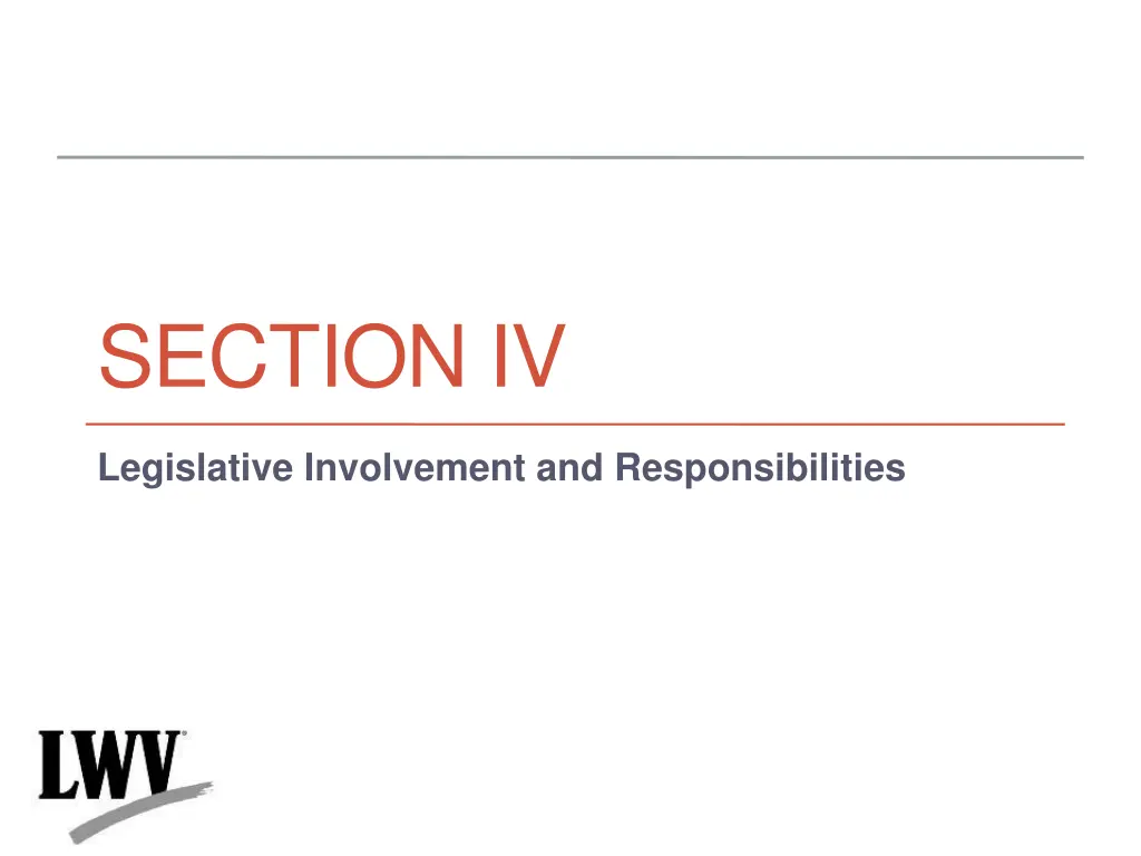 section iv