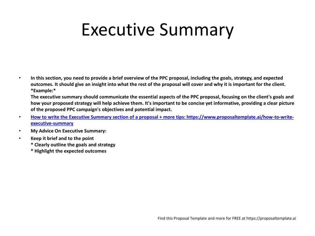 executive summary