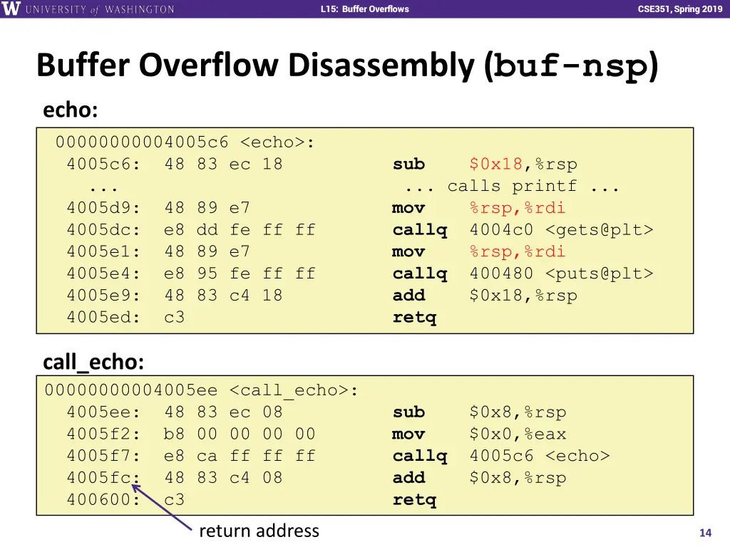 l15 buffer overflows 13