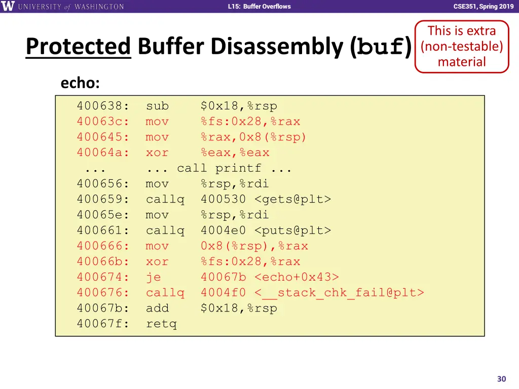 l15 buffer overflows 29