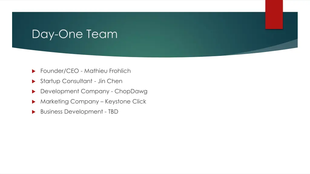 day one team