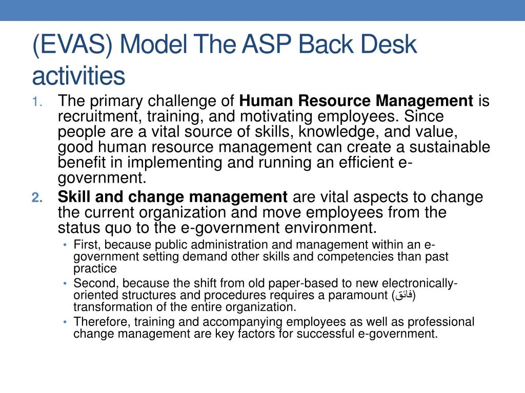 evas model the asp back desk activities