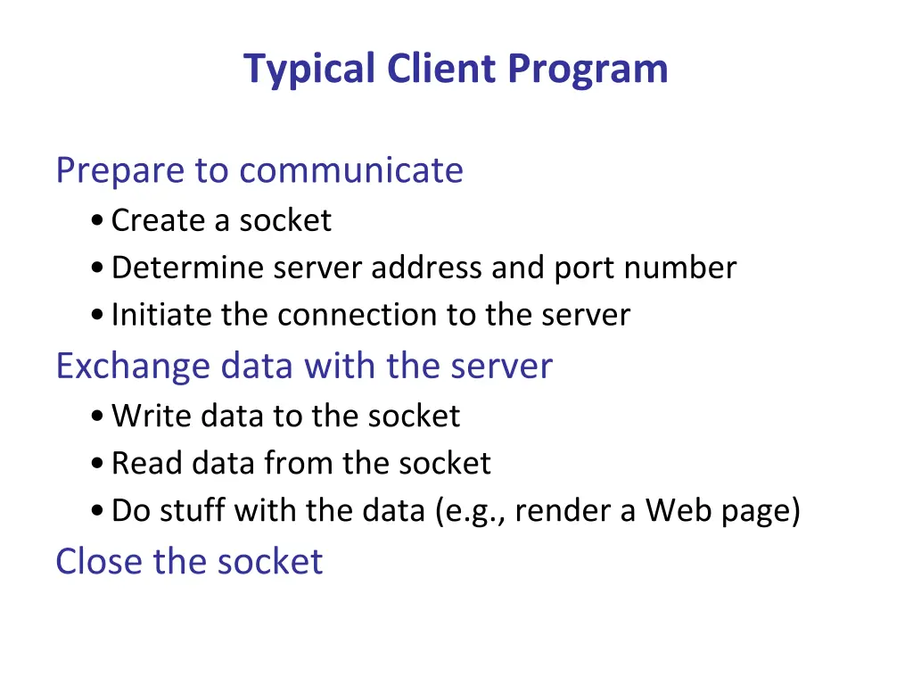 typical client program 1