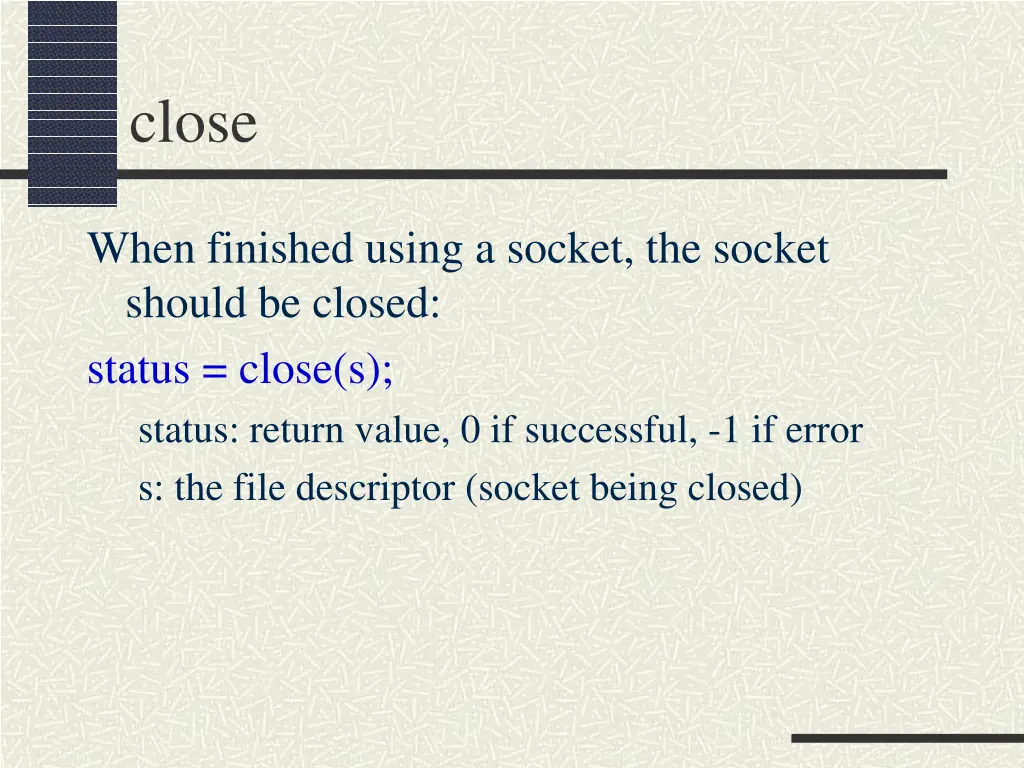 close