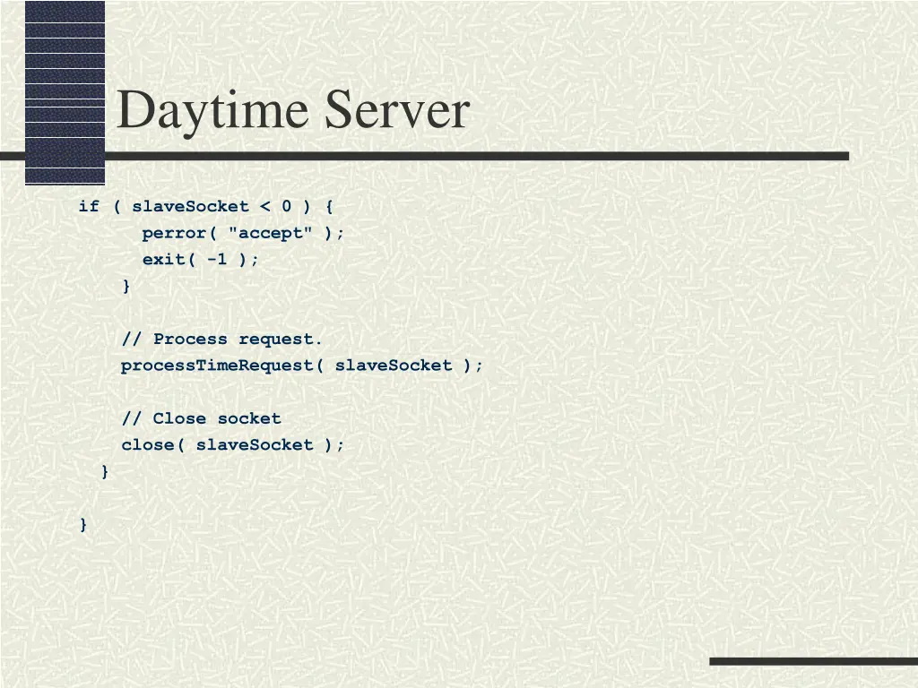 daytime server 5