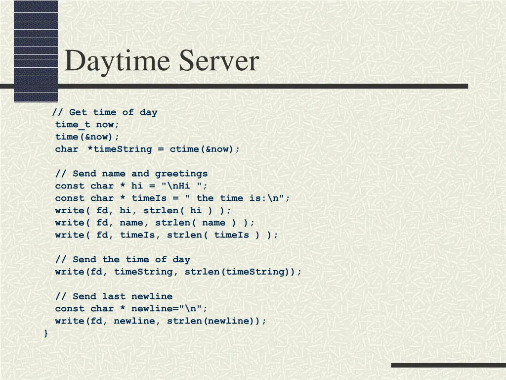 daytime server 8
