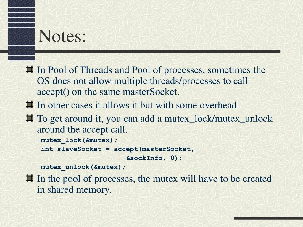 notes