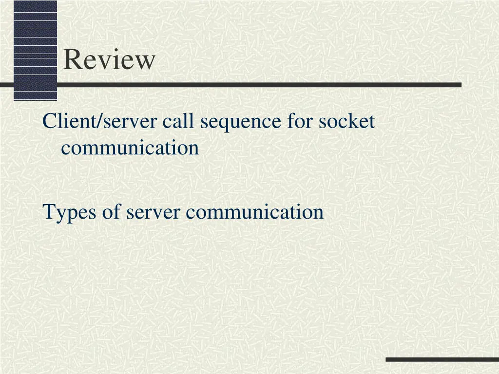 review