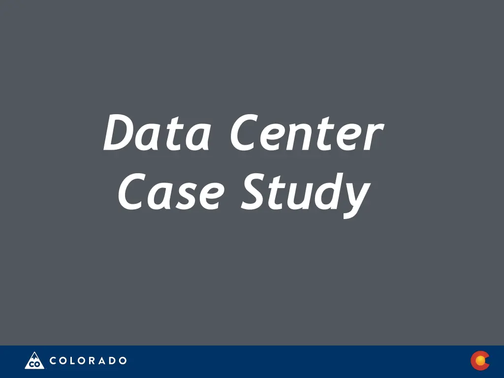 data center case study