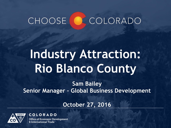 industry attraction rio blanco county