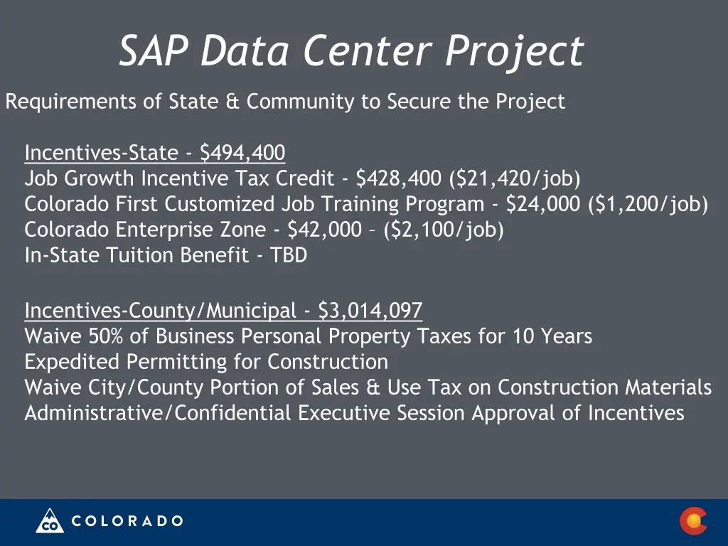 sap data center project 1