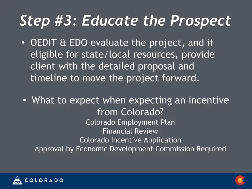 step 3 educate the prospect