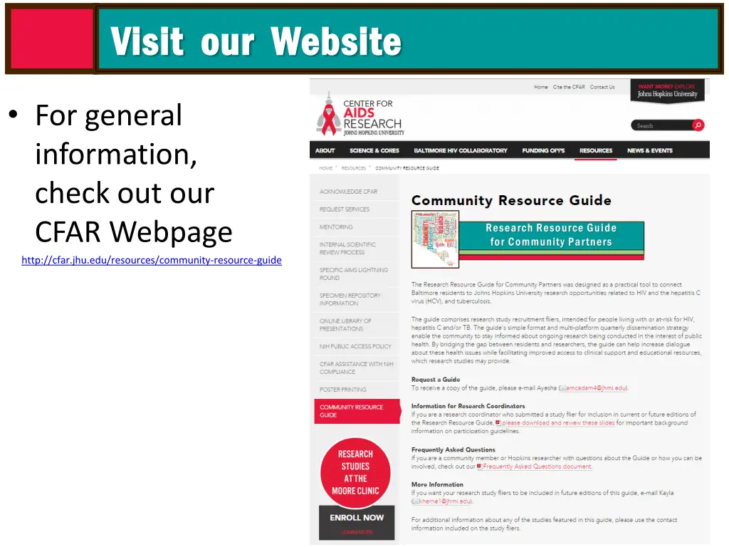 visit visit our