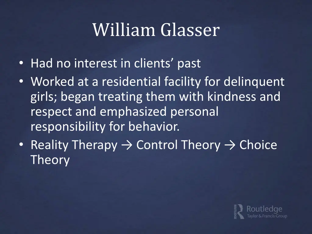 william glasser 1