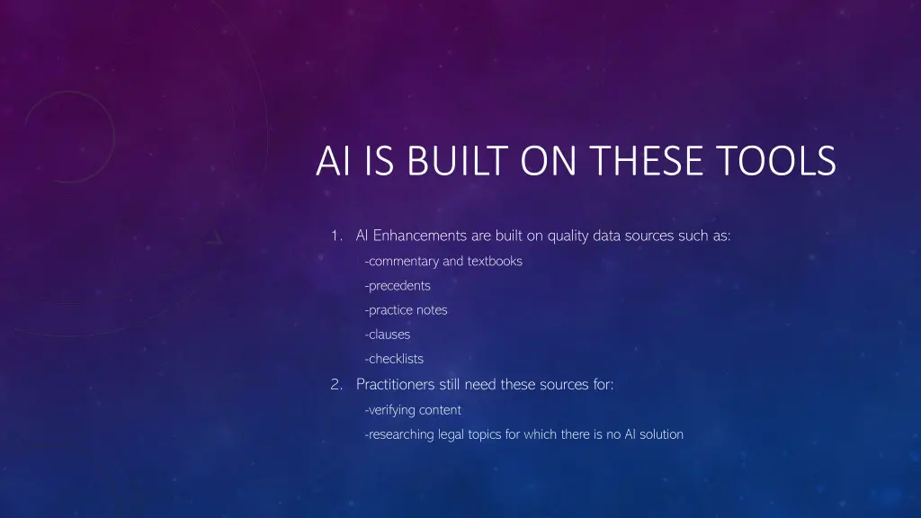ai is built on these tools