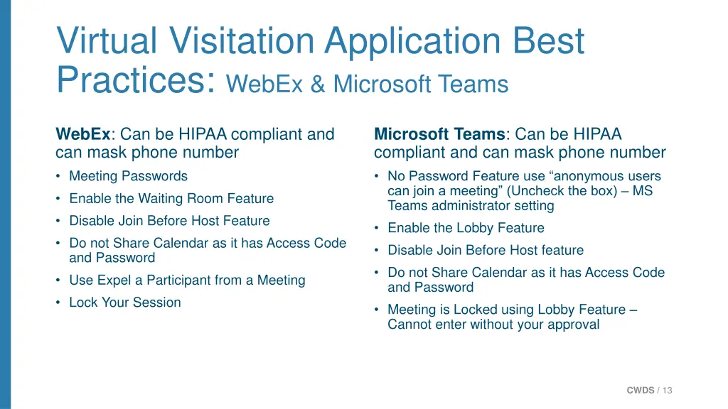 virtual visitation application best practices 1