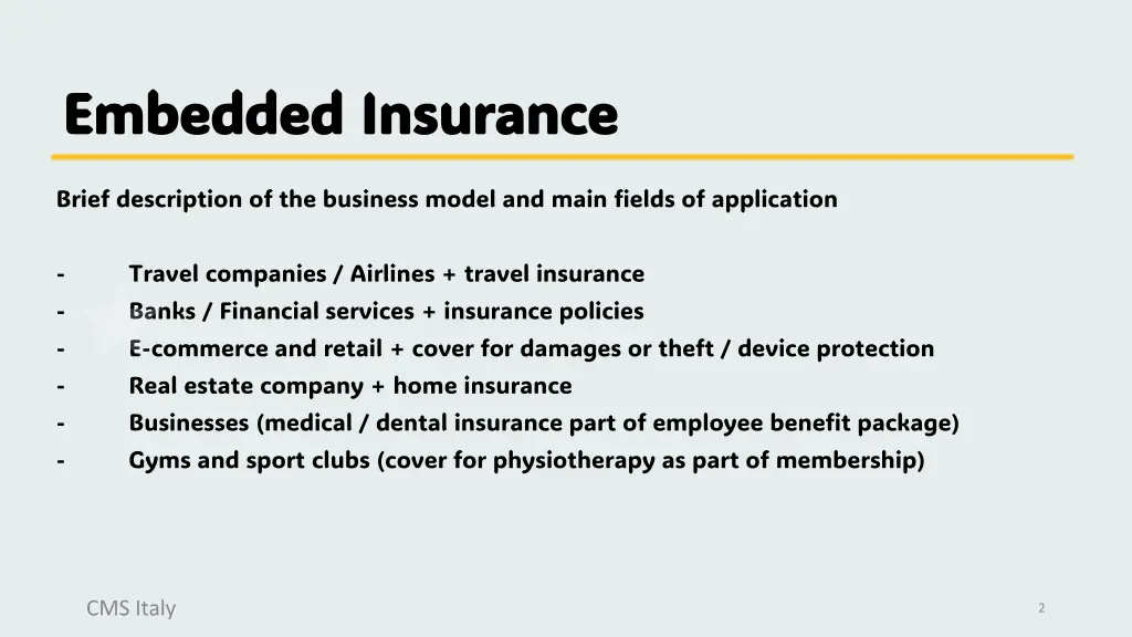 embedded embedded insurance