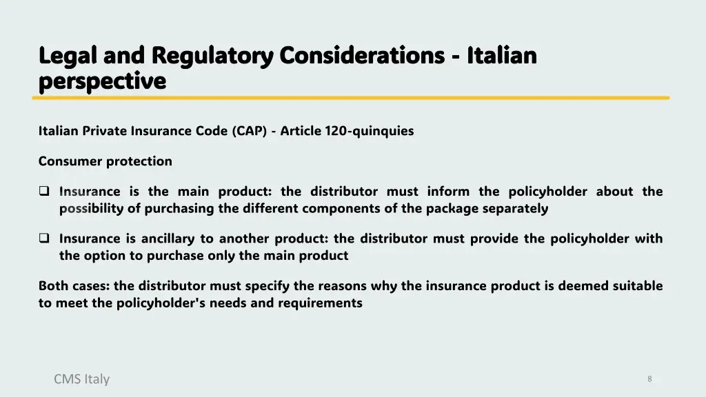 legal and regulatory considerations legal 1