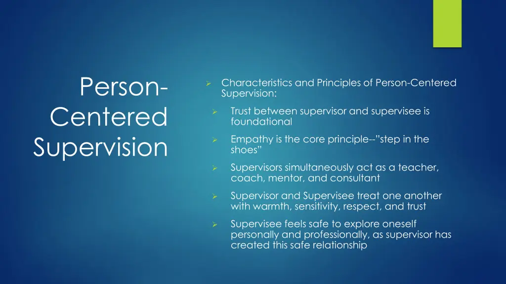 person centered supervision 1