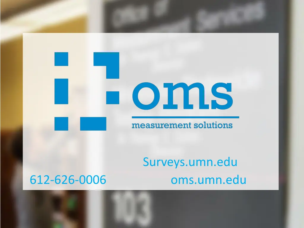 surveys umn edu