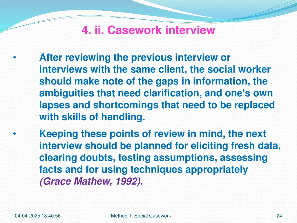 4 ii casework interview 11