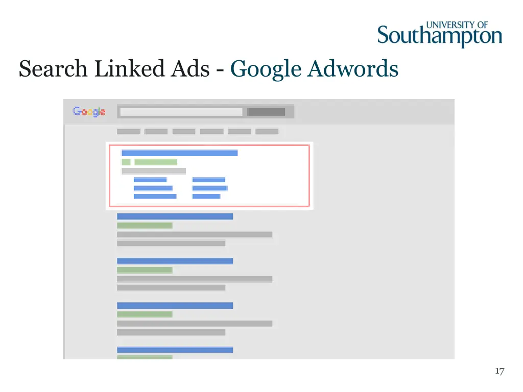 search linked ads google adwords
