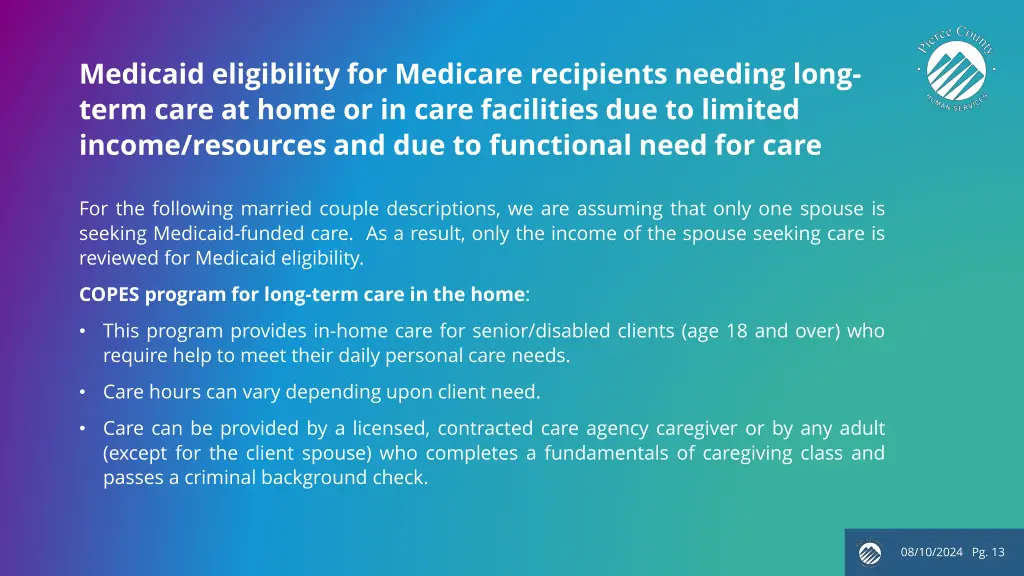 medicaid eligibility for medicare recipients 1
