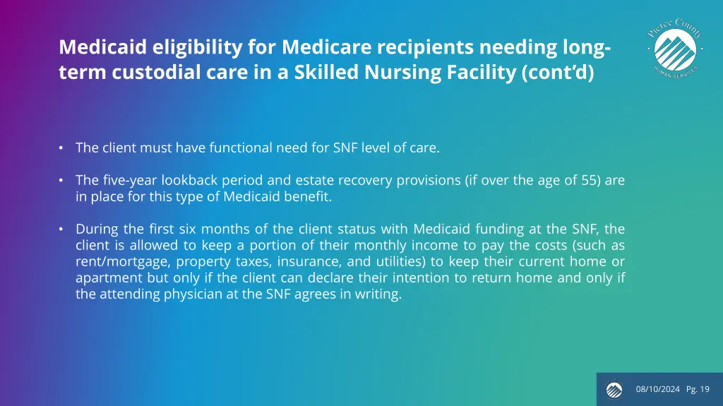 medicaid eligibility for medicare recipients 7
