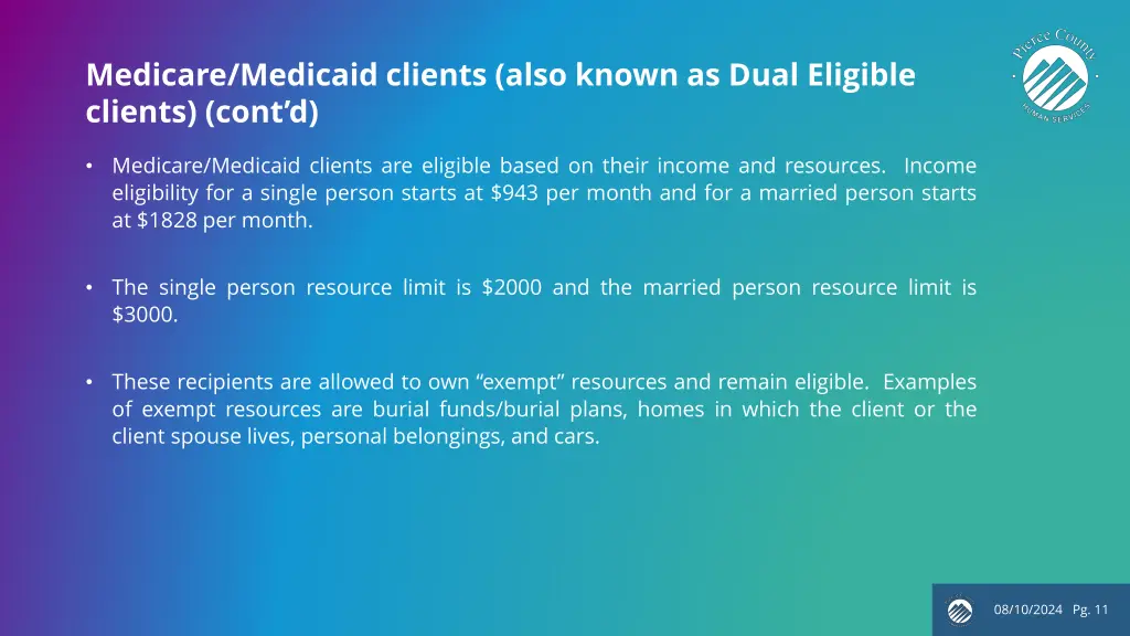 medicare medicaid clients also known as dual 1