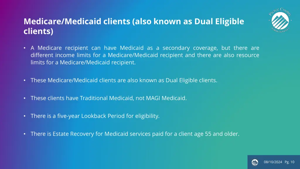medicare medicaid clients also known as dual