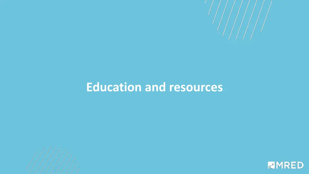 education and resources