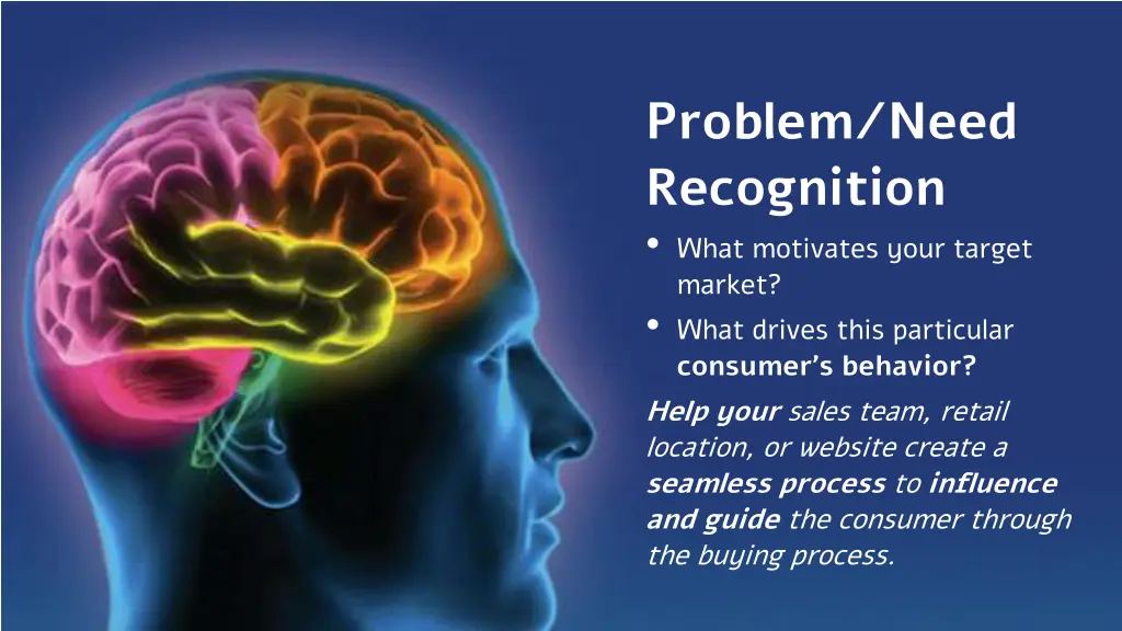 problem need recognition what motivates your