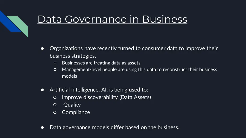 data governance in business 1