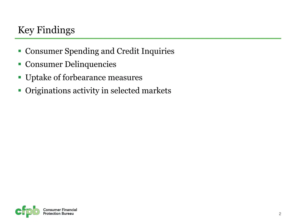 key findings