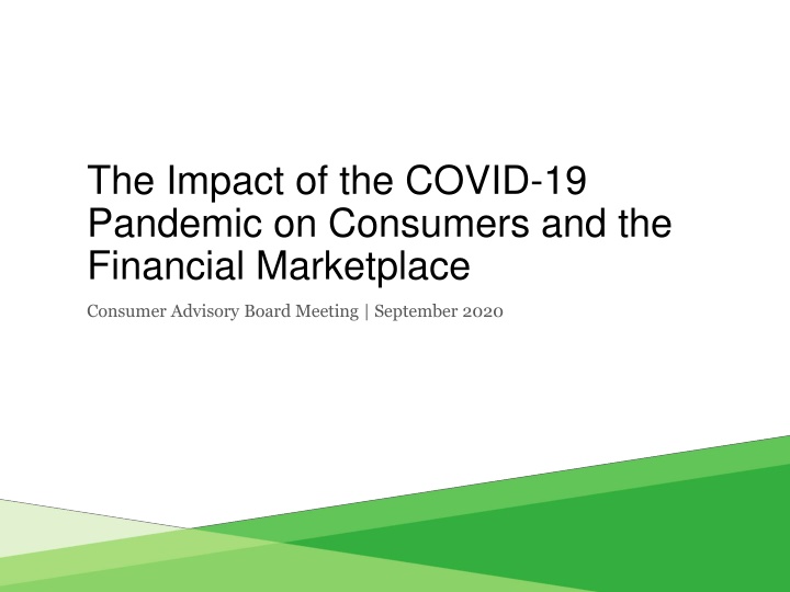 the impact of the covid 19 pandemic on consumers