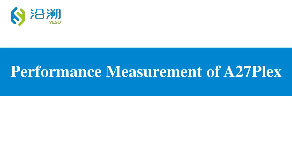 performance measurement of a27plex