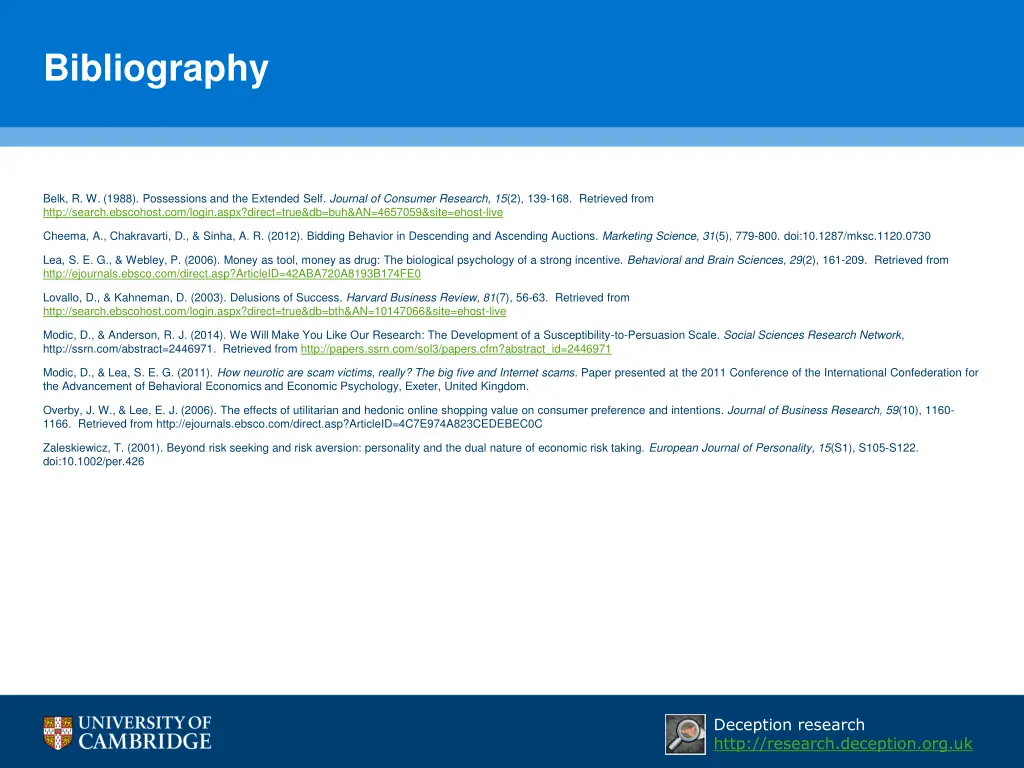 bibliography