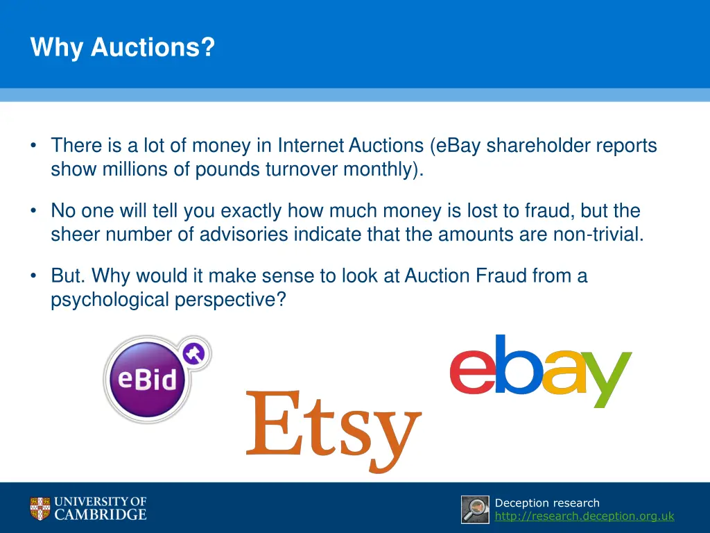 why auctions