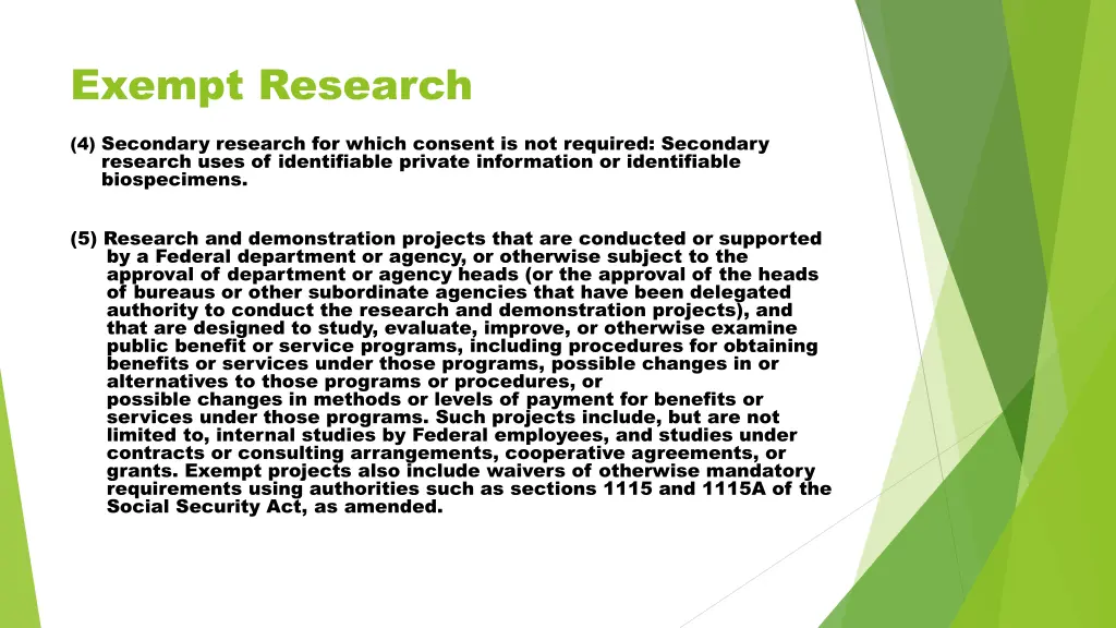 exempt research 3
